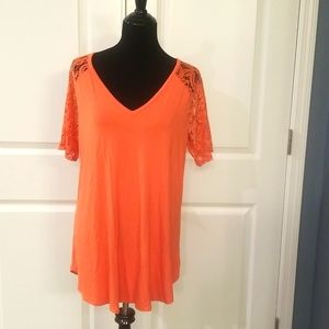 Gorgeous Orange Fall Tunic Sz 1x from Zenana Premium. Only worn once!